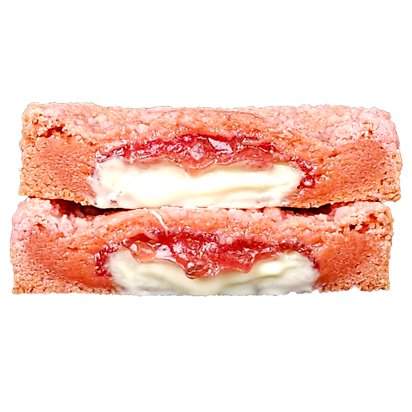 Strawberry cheesecake stuffed cookie