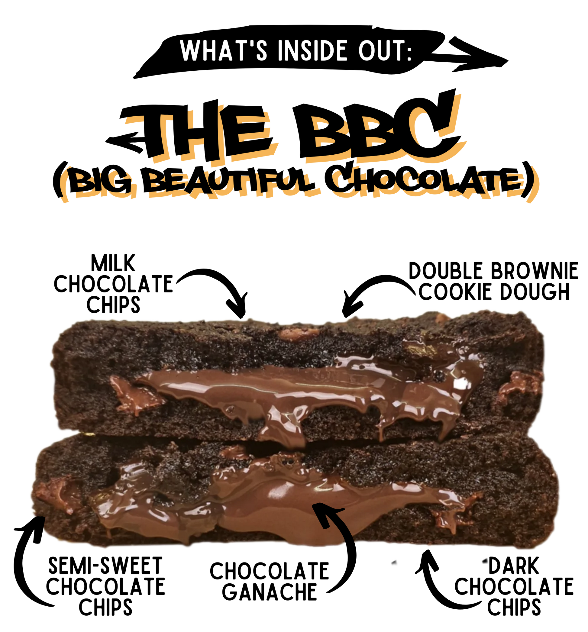 Inside Out Cookie whats inside the big beautiful chocolate stuffed cookie