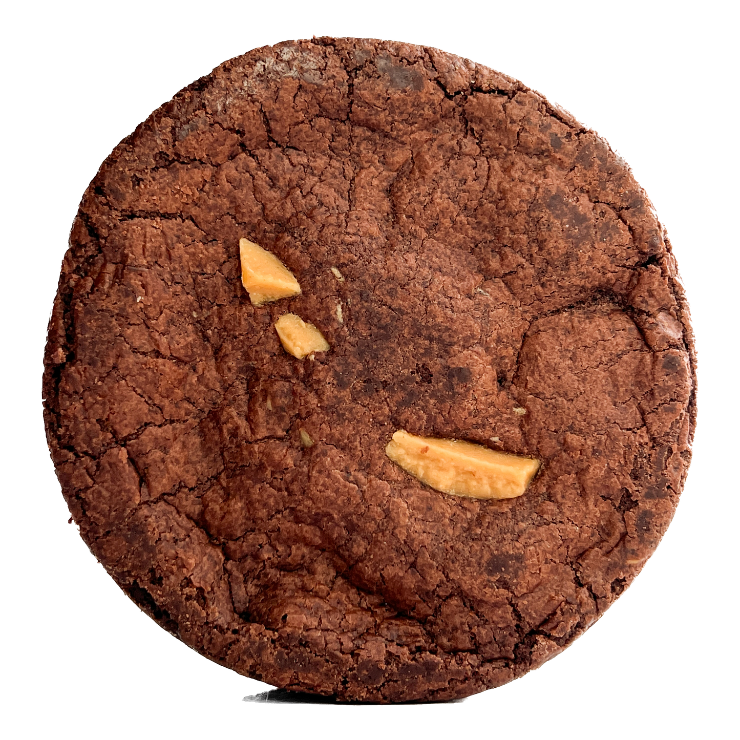 Inside Out Cookie top of the peanut butter chocolate stuffed cookie