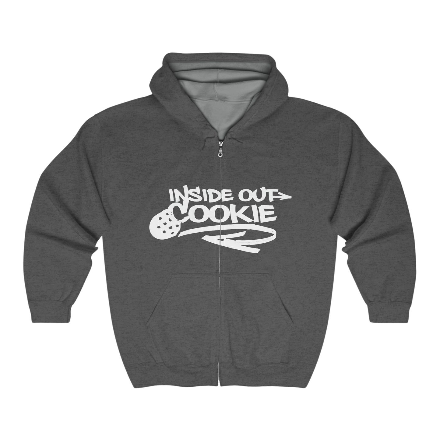 "Inside Out Cookie" Heavy Blend™ Full Zip Hooddie