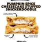 Pumpkin Spice Cheesecake Stuffed Snickerdoodle