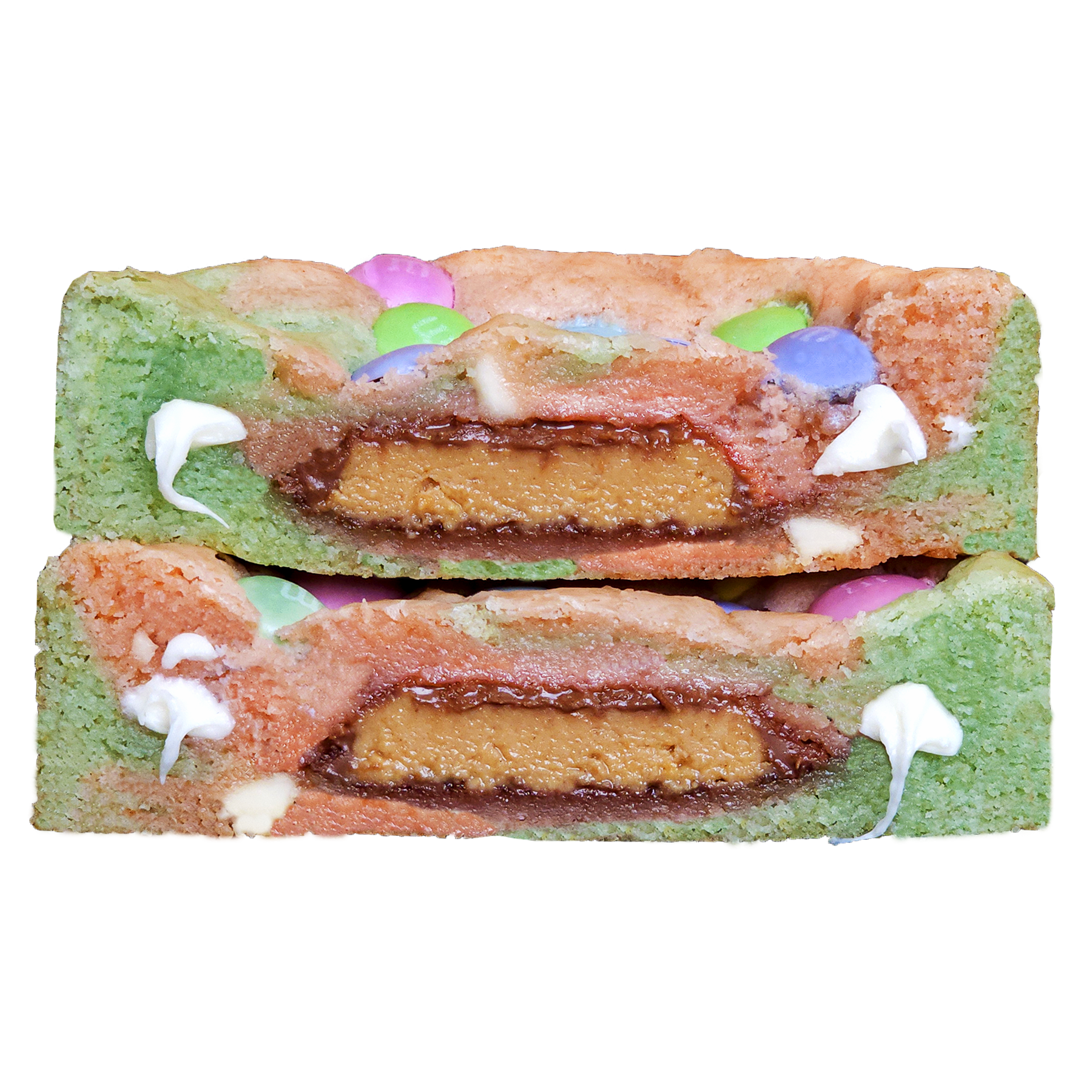 Inside out cookie easter monster stuffed cookie easter treats