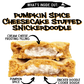 inside out cookie pumpkin spices cheesecake stuffed snickerdoodle
