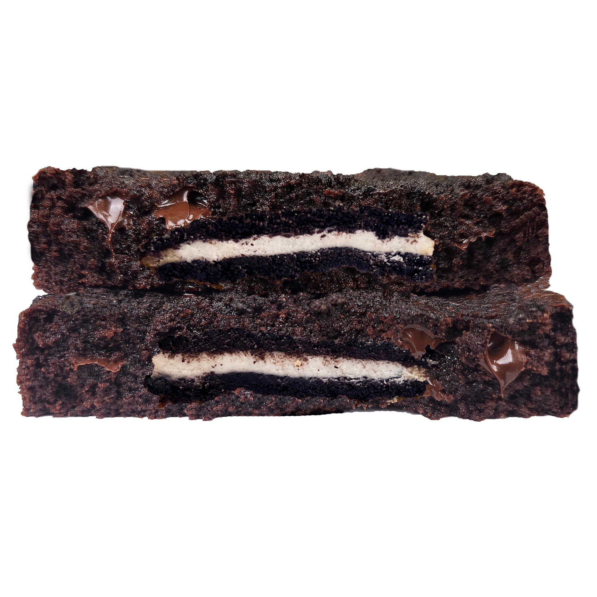 inside out cookie gluten/dairy friend oroe stuffed brownie cookies