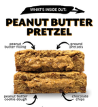 peanut butter pretzel stuffed cookies