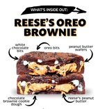 inside out stuffed cookies reese's oreo brownie 