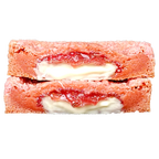 Strawberry cheesecake stuffed cookie