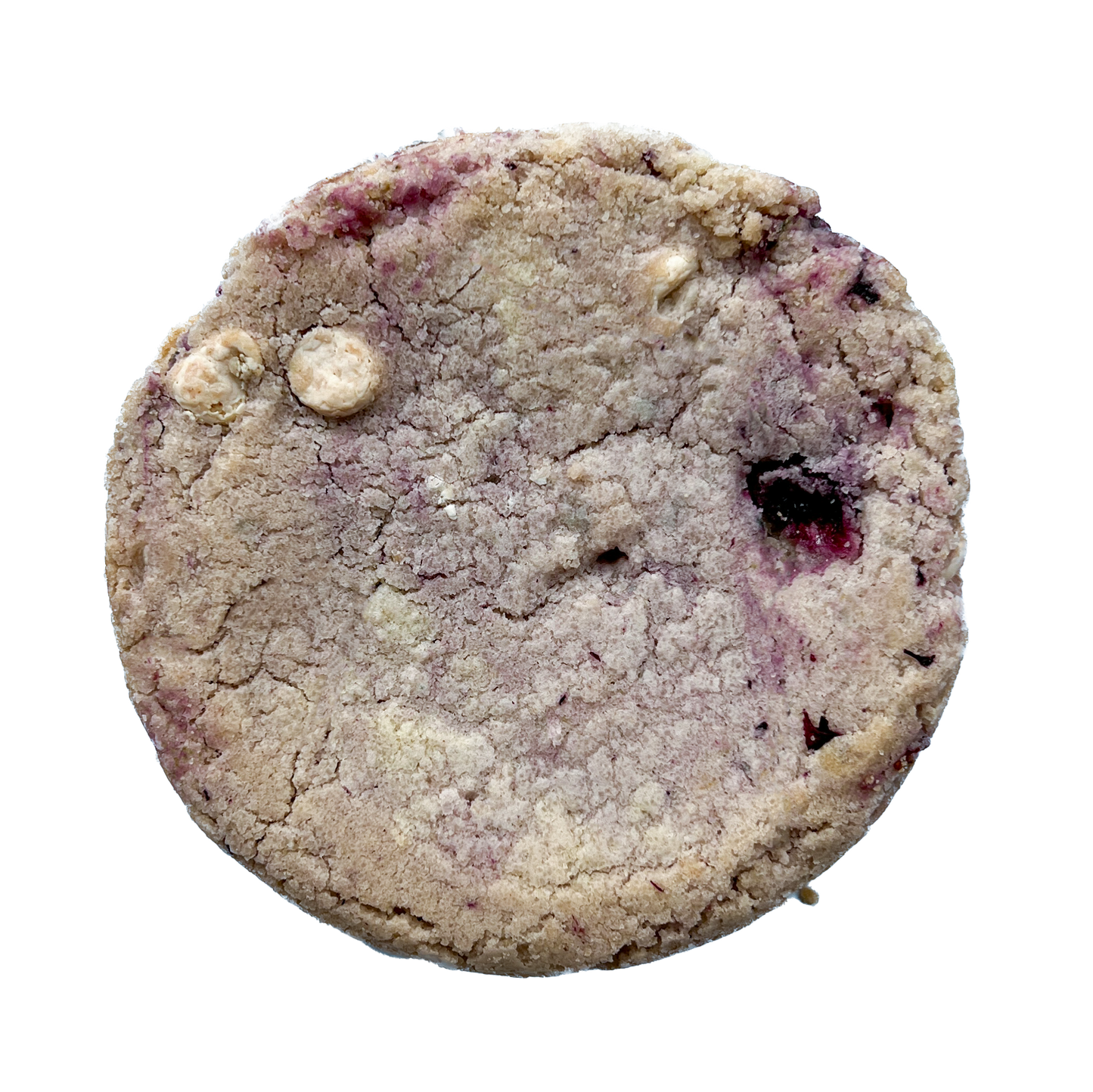 Inside Out Cookie gluten free blueberry white chocolate cookies above